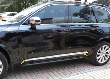 

Car Styling Outer Side Door Body Panel Molding Trim ABS Chrome 4pcs For Volvo XC90 2nd Gen 2015-2018