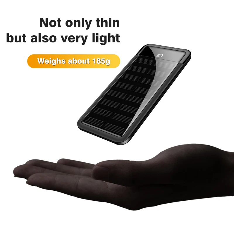 Travelcool 8000 mAh Солнечное Мощность Bank ультратонкий набор солнечных батарей Мини банк