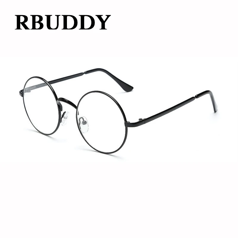 RBUDDY очки прозрачные круглый Винтаж солнцезащитные женские для компьютера 2017