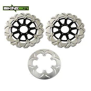

BIKINGBOY For Yamaha FJ 1200 Non ABS 90 91 92 93 94 95 96 FJ1200 Front Rear Brake Discs Rotors Disks Motorcycle 320mm 282mm Set
