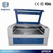 Unich новая модель древесины лазерной резки цена/co2 лазерной резки