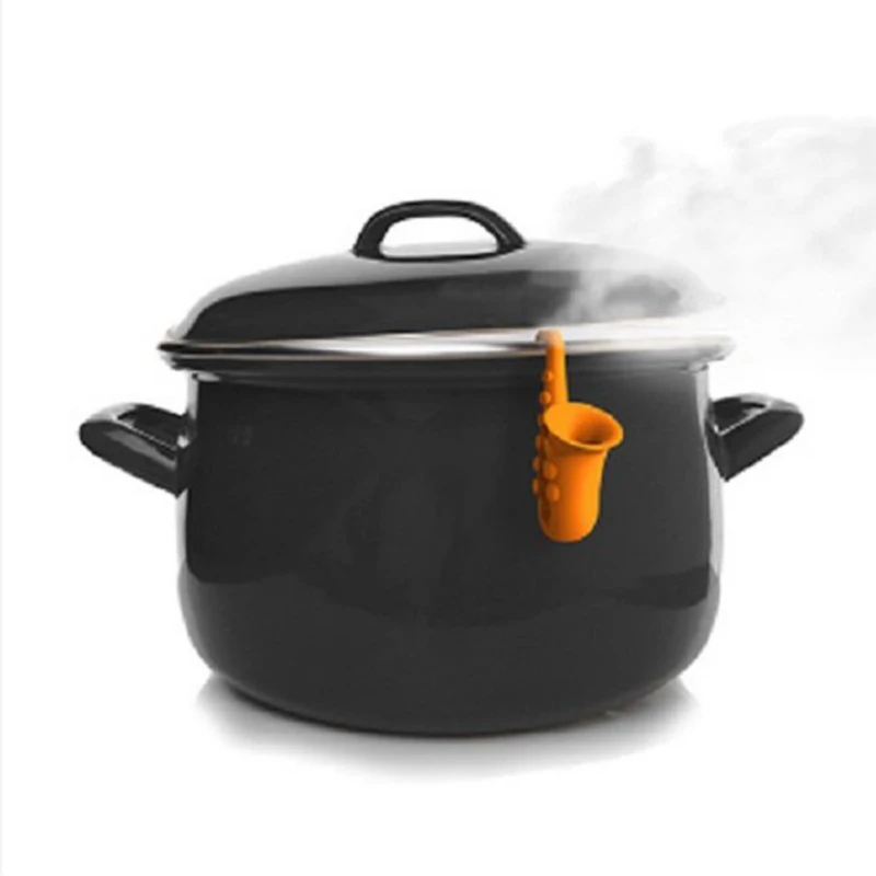 Kitchen Tools Lid Stand Heat Resistant Holder Keep The Lid Open Spill-proof Lid Lifter for Soup Pot 6 Pack Great Cooking Helpers and Decoration