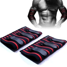 Регулируемая Тяжелая атлетика налокотник бандаж рукав протектор компрессионный бандаж Powerlifting артрит налокотник 1 пара