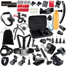 Gopro accessories set Go pro kit mount for SJ4000 gopro hero 4 3 2 1 Black Edition SJCAM/Sony Action case xiaoyi chest tripod fisheye lens for go pro 1 2 3 16 megapixel 1 2mm 220 degree super lens for gopro hero 4 3 3 black silver edition accessories