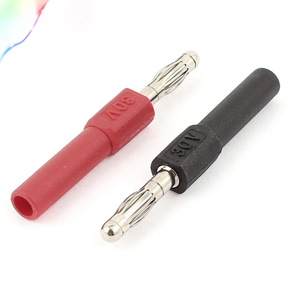 

30V Copper 4mm Male to 4mm Female Banana Jack Probes Adapter