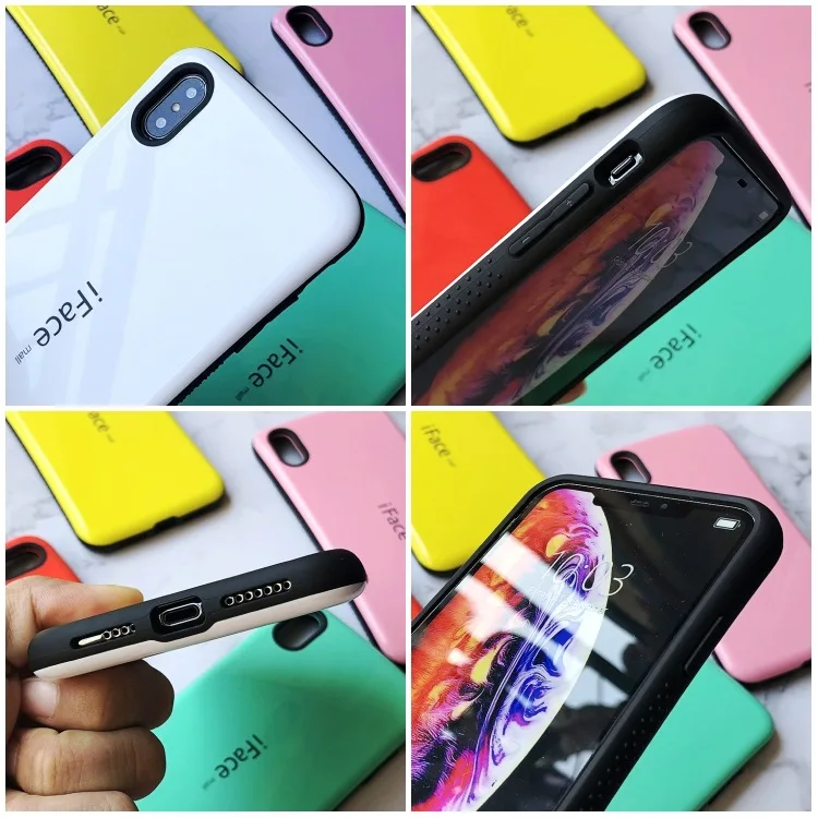 10 шт оптом Iface mall защитный ТПУ+ PC жесткий чехол силиконовый чехол для iPhone XS max 6,5