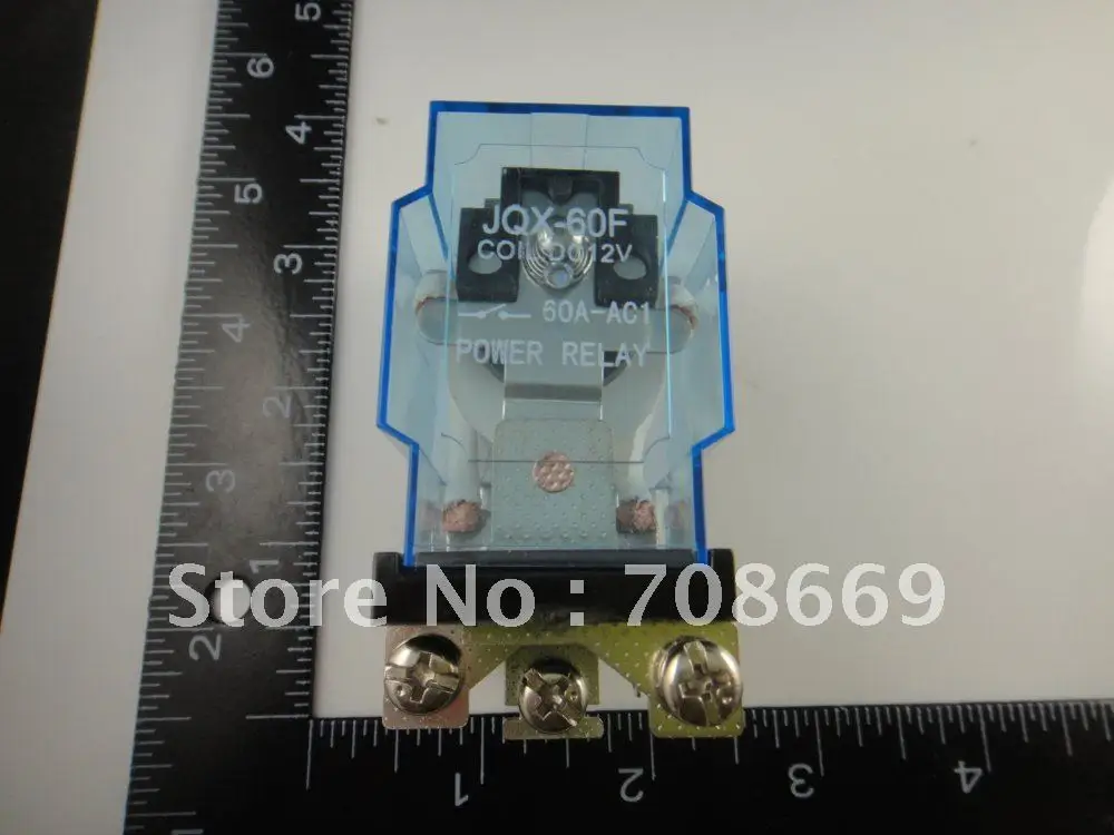 

JQX-60F 1Z 60A DC 12V Coil Power Relay