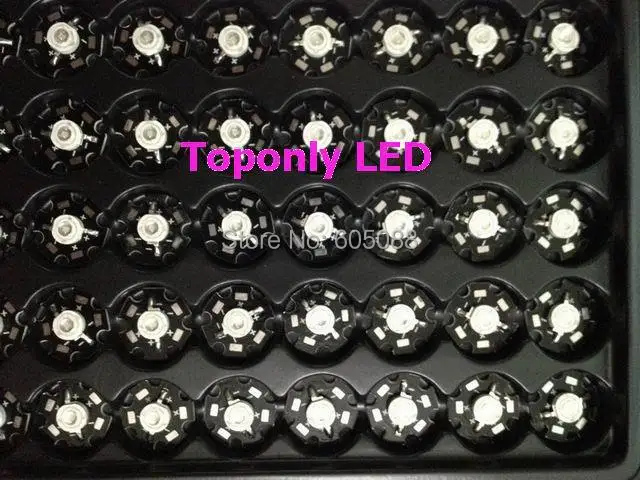

2018 High Intensity 3w ultraviolet led diodes lamp with 20mm pcb 395-410nm germicidal uv light beads 160pcs/lot DHL freeshipping