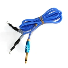 UPTATSUPPLY тату машина питания Профессиональный 1 шт. красочный силиконовый мягкий зажим шнур для татуировки Поставки Комплект