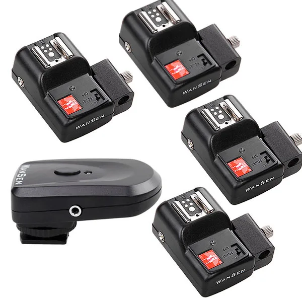 Andoer PT-04GY Kanaler Tru00e5dlu00f8s Fjernbetjent Speedlite