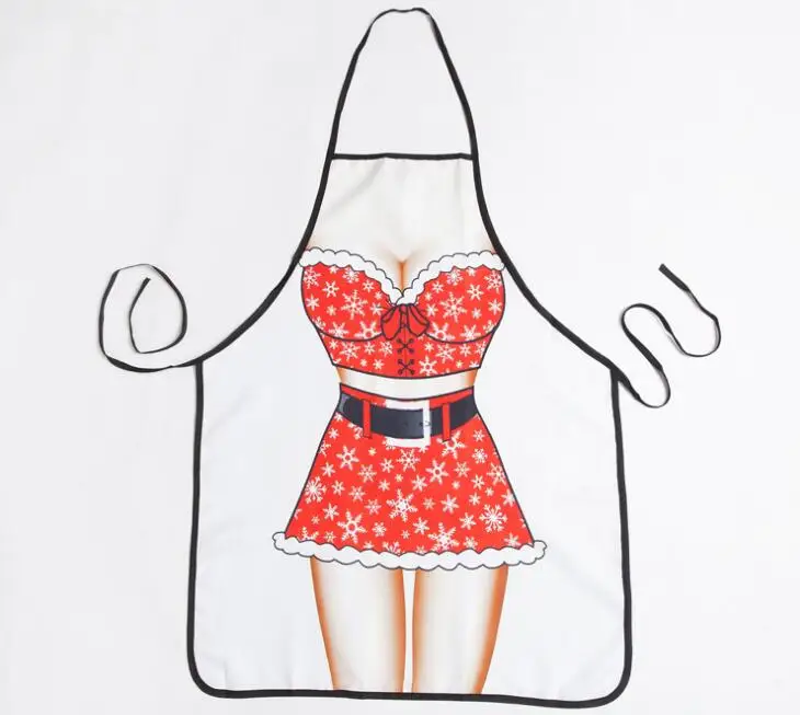 Freeshipping Christmas Aprons Adult Aprons Women Dinner Party Cooking 
