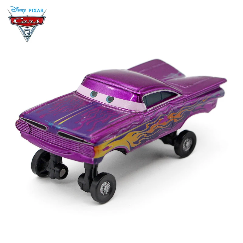 Pixar Cars 3 фильм фиолетовый Реймон подлинная металла литая Игрушка автомобилей 1:55 Свободные сплав для модели автомобиля disney мультфильм