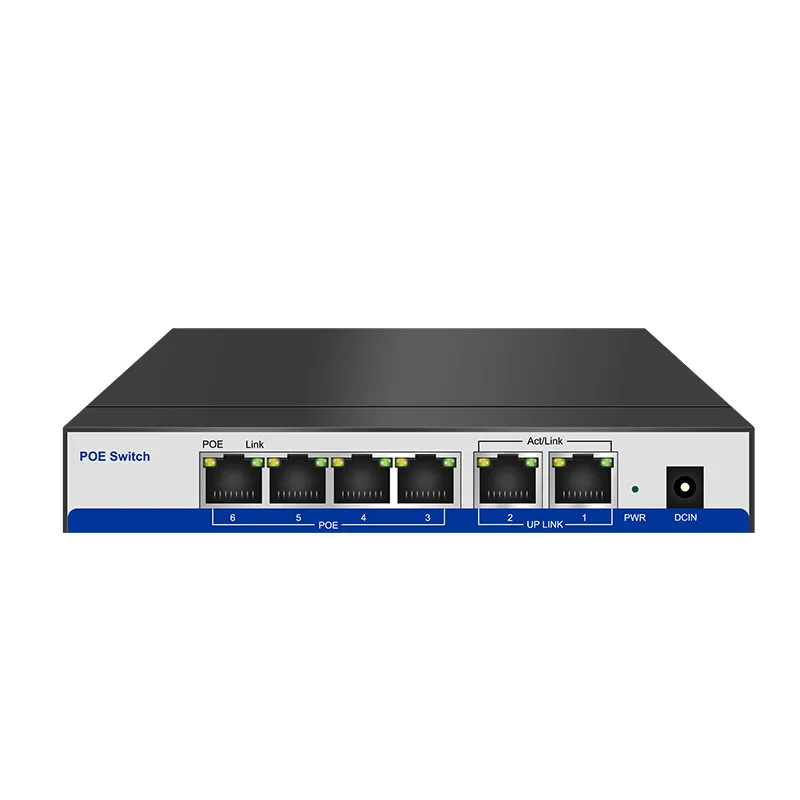  N45 CCTV active 4 Ports 10/100M PoE Switch Power Over Ethernet For POE IP Camera System Network Des - 32920883584