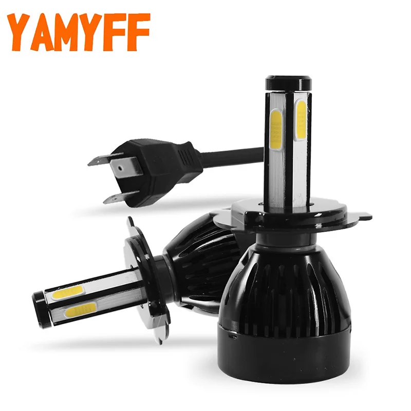 Beste YAMYFF H4 LED Lamp D1S D2S D3S D4S Canbus LED Koplamp H11 H8 H9 9005 9006 Auto Licht Lamp Auto koplamp 9000LM Mistlamp 12 v