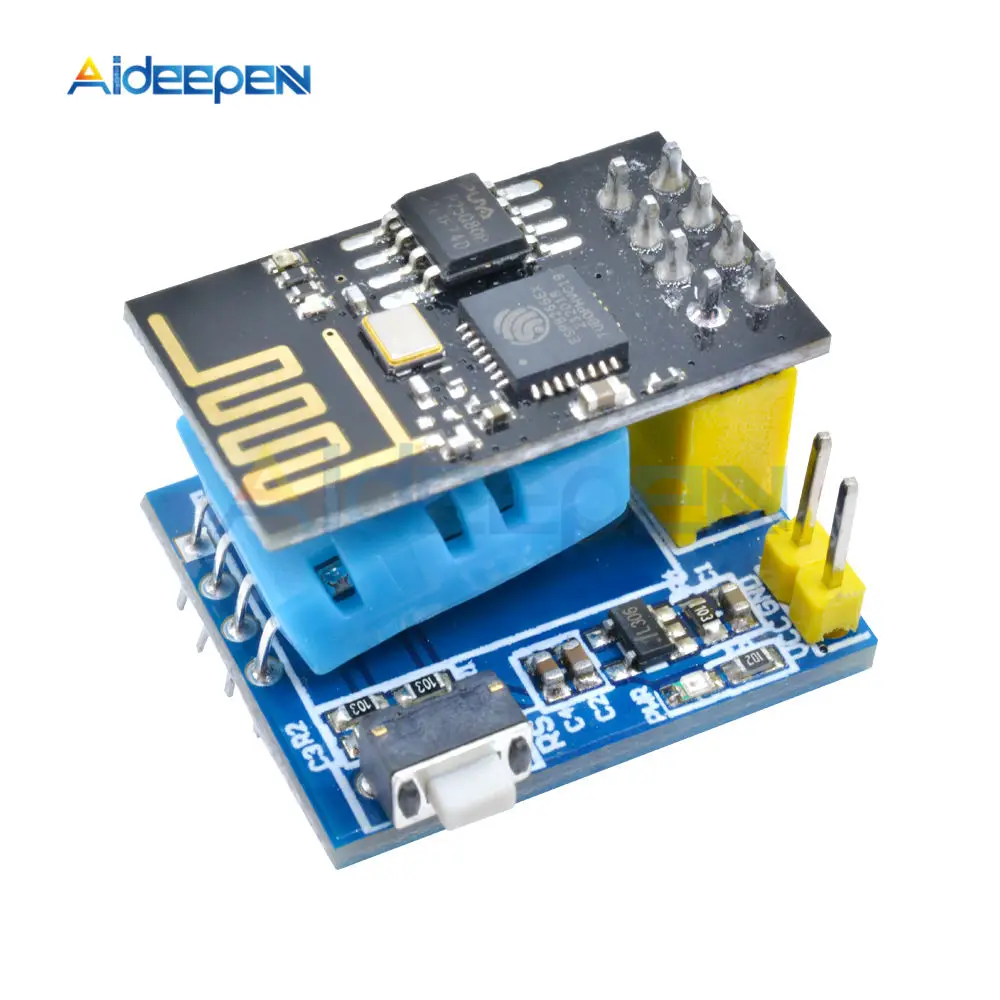 Релейный модуль ESP8266 с Wi Fi 5 В модель DS18B20 DHT11 умный дом дистанционное управление