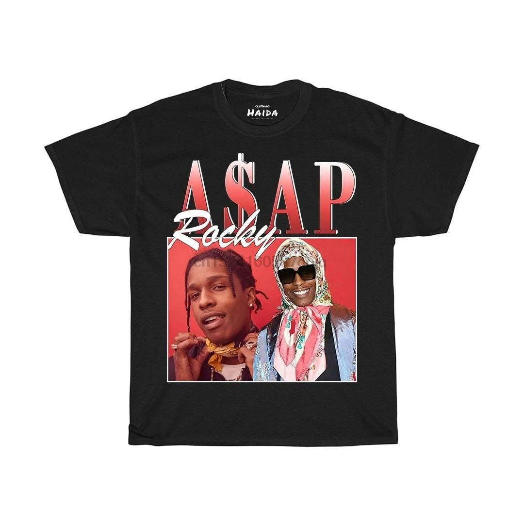 

Men T shirt VINTAGE ASAP ROCKY TSHIRT Women tshirt