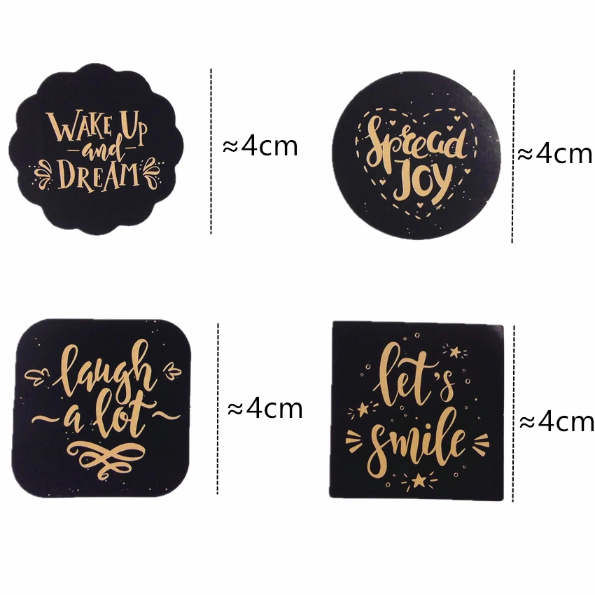 80 шт./лот поздравления на английском языке наилучшие пожелания блестящая