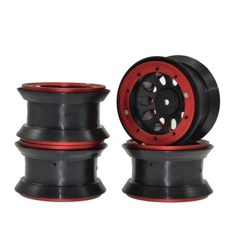 

4PCS RC Crawler 2.2 inch Beadlock Wheels for 1/10 RC Rock Crawler Axial SCX10 TRAXXAS HSP 2.2"Tires