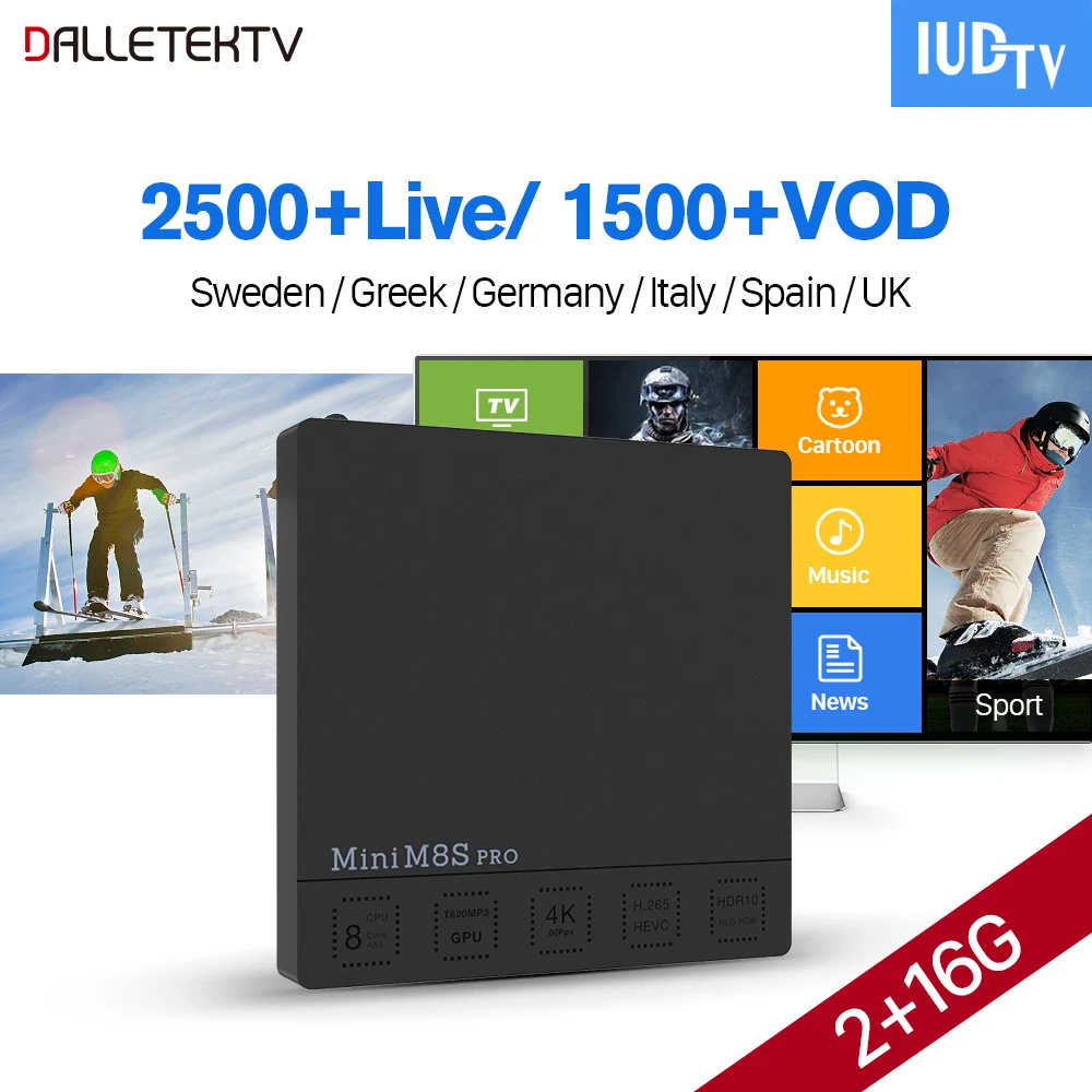 

IPTV Italia IPTV Subscription TV Box Android 7.1 S912 Mini M8s Pro IPTV Europe UK Turkey Portugal Spanish Greek Albania IP TV