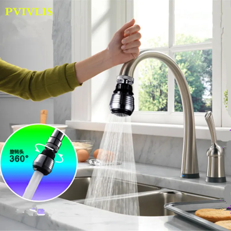 

NEW Nozzle Filter Adapter 360 Rotate Swivel Faucet Nozzle Filter Adapter Water Saving Tap Aerator Diffuser Kitchen Accessories