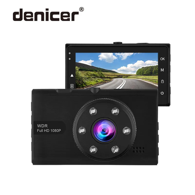 Автомобильный видеорегистратор FULL HD 1080P DVR 3 0 дюймовый экран Dashcam 170 градусов