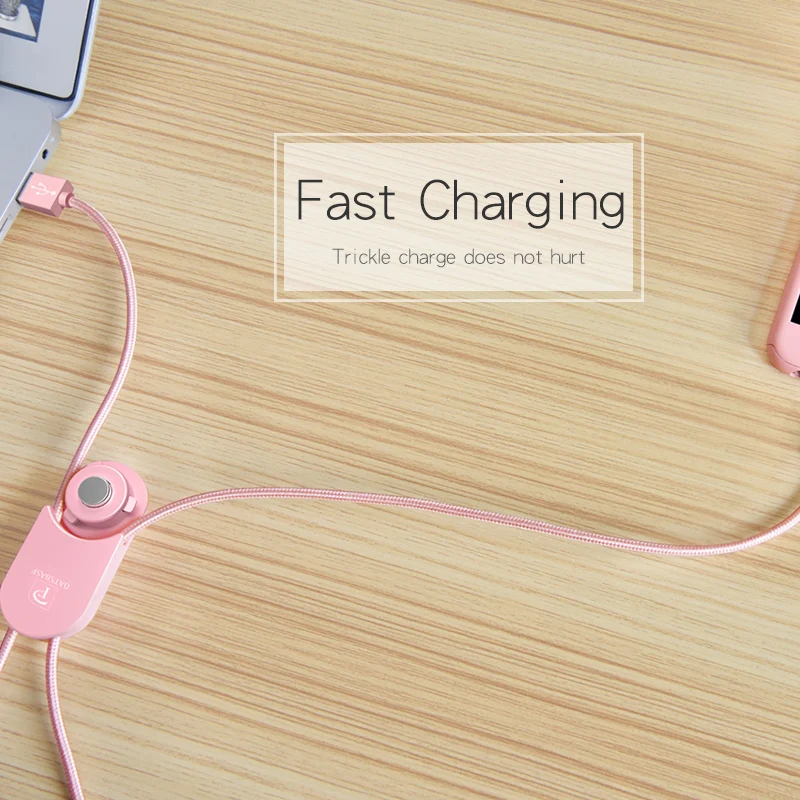 OATSBASF USB кабель для iPhone 5 5S Se зарядки мобильного телефона ремни 2A быстро Зарядное