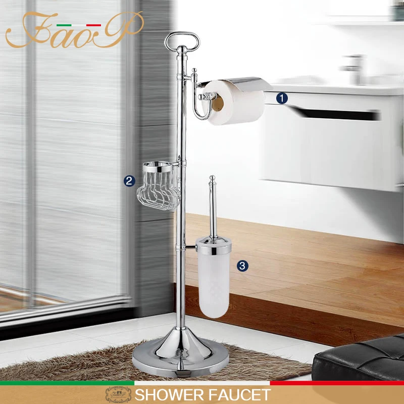 FAOP Cover roll Toilet Brush Holders Paper Holders Bath Hardware Sets