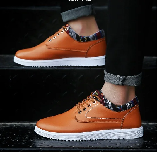 

2017 High Quality Men Casual Shoes Breathable Light Flats Shoes Leather Loafers Slip On Mens Flats Driving Shoes Plus size39-44