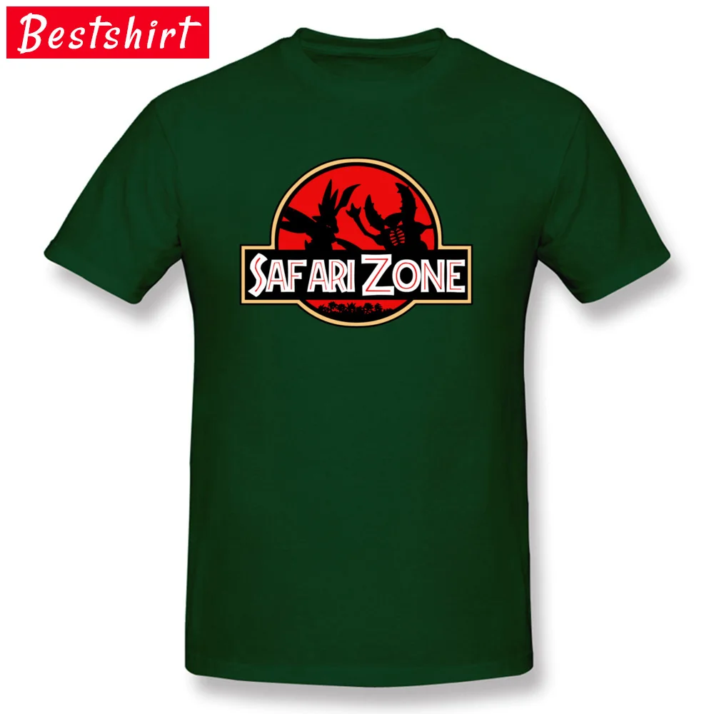  Men T Shirt Jurassic Park Safari Zone 12075 Summer Tops Tees 100% Cotton Crewneck Short Sleeve cosie Sweatshirts NEW YEAR DAY Jurassic Park Safari Zone 12075 dark