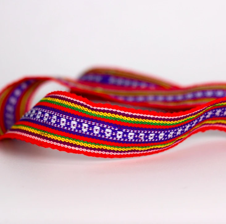 Плетеный этнический жаккардовый тканый кружевной тесемкой 1 7 см.|jacquard webbing|woven