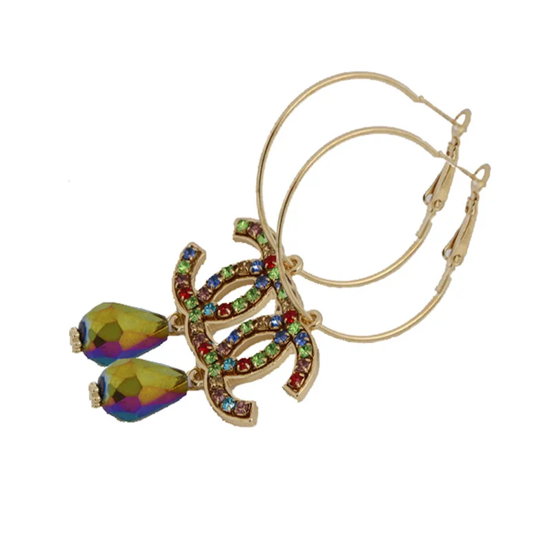 

Oobellen zinc alloy earrings crystal Drop earrings For women long earrings 2019 new fashion hot selling brand jewelry accessorie