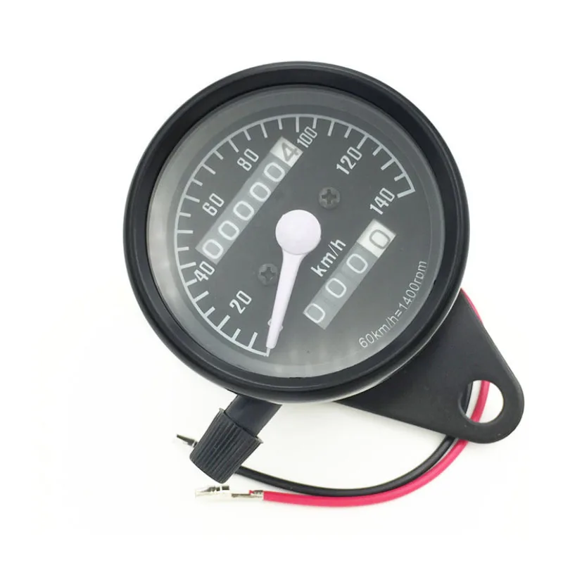 

Motorcycle refitted small instrument motorcycle double odometer kilometer speedometer and speedometer