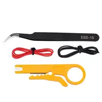 JCD Soldering Iron Kit Adjustable Temperature 220V 80W LCD Digital Display Welding Repair Tools With Solder Tin Iron Tips 908S - Image 6