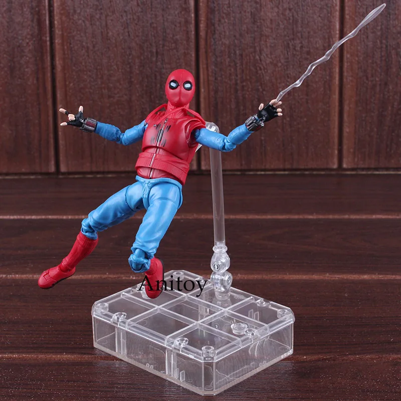 СВЧ Человек-паук возвращение домой Человек-паук домашний костюм Ver. ПВХ Marvel Человек-паук фигурка Коллекционная модель игрушки