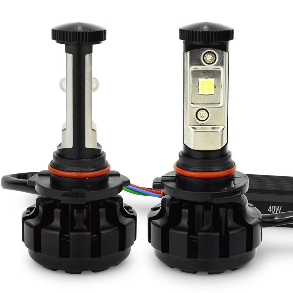 Высокая мощность 40 Вт 4000LM V18 turbo led Cr ee Автомобильные светодиодные фары 9005 HB3 лампы