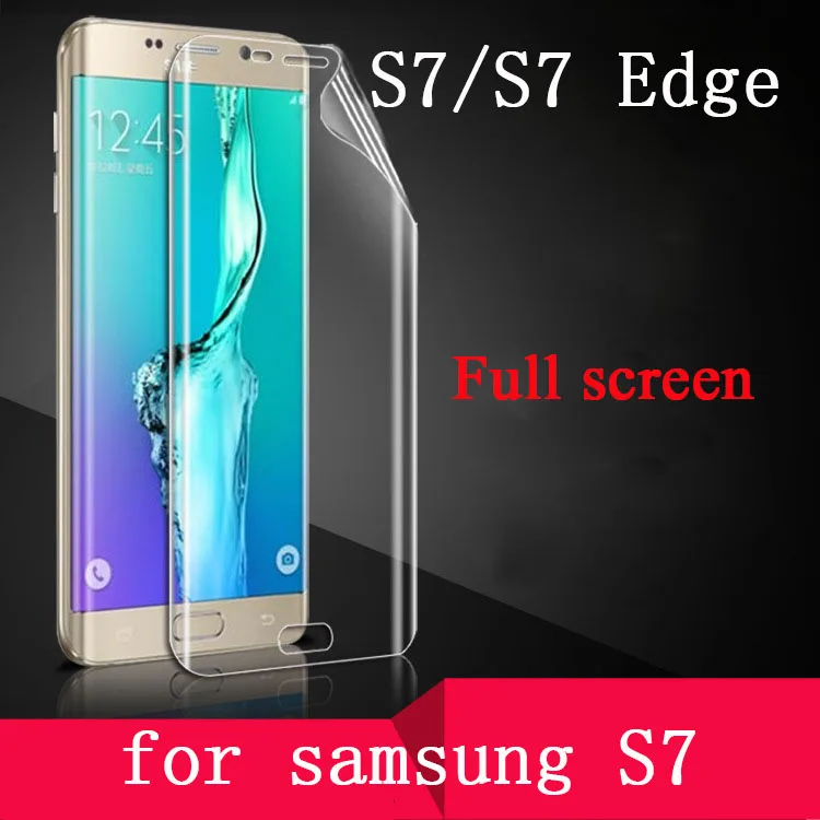 

Nano Anti Shock Shield Ultrastrong Soft Explosion Proof Membrane Tempered Glass Screen Protector for Samsung Galaxy S7 / S7 Edge