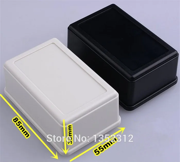 

6 pcs/lot 85*55*35mm plastic enclosure junction box project box for electronics desktop instrument box waterproof junction box
