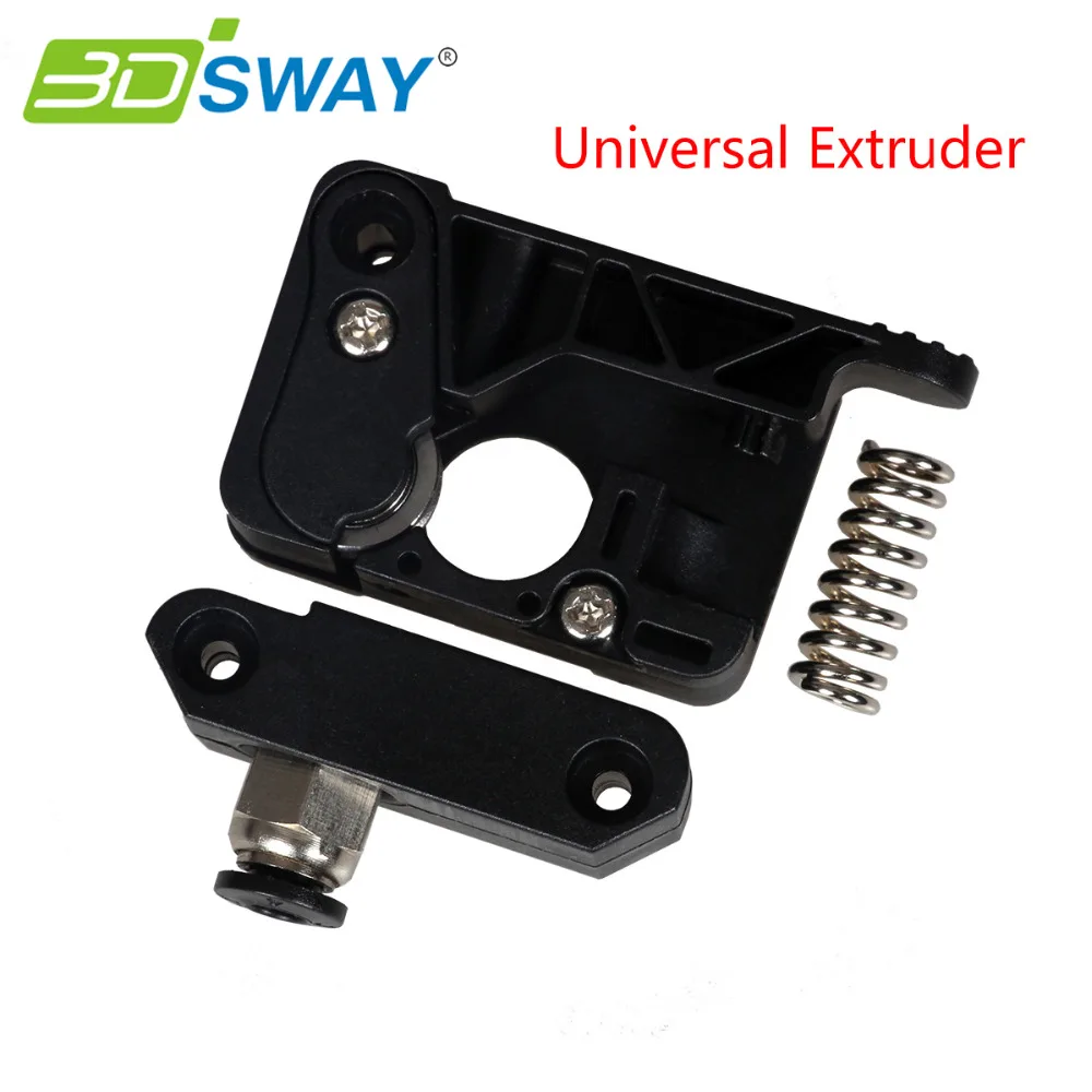 3DSWAY 3D Printer Parts PC Plastic Upgraded Universal Extruder Kit Right Side/Left Side for Makerbot Extruder 1.75mm Filament