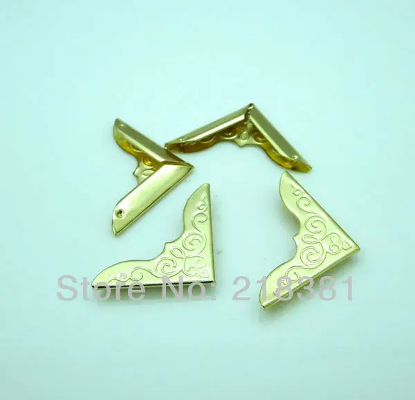 20pcs 30x30x4.5mm Golden/silver Metal Book Corners For Photo