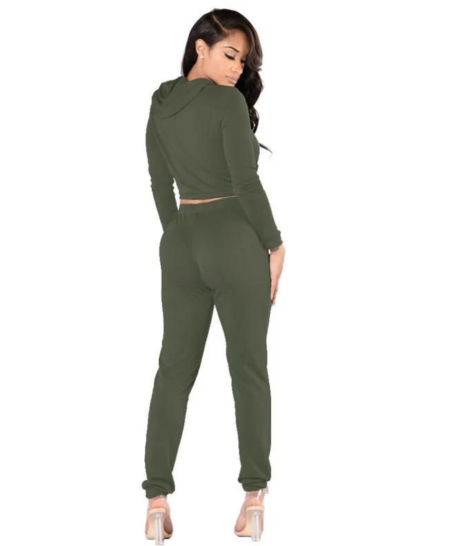 women hollow out Exposed navel suits 8_
