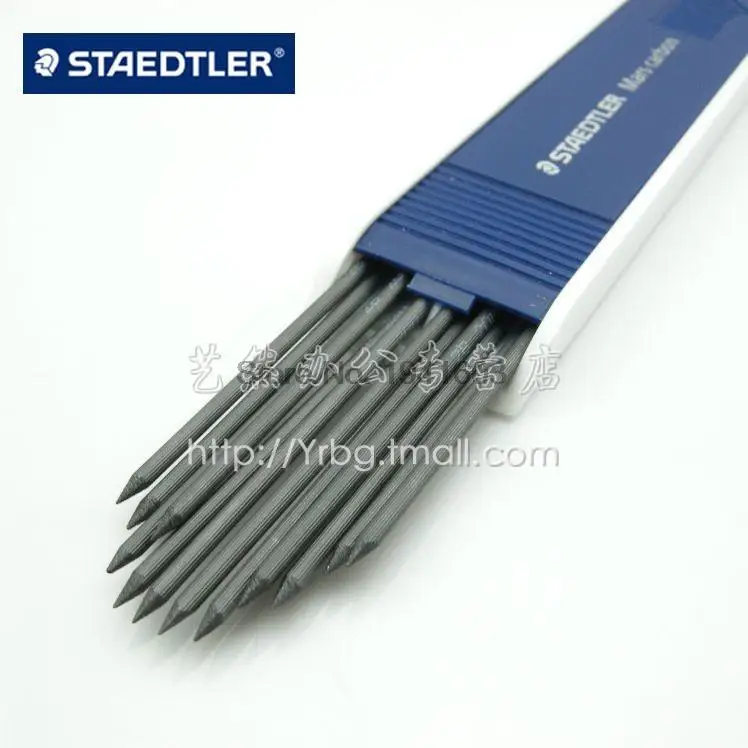 Один тюбик staedtler 2,0 мм механический карандаш грифели HB/2B/4B/H/2 H/4 H для рисования специальные заправки школьные и офисные канцелярские принадлежности