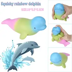 Большой дельфин Squishy Ароматические мягкими замедлить рост squeeze Toy jumbo коллекция челнока Y1215