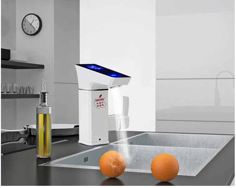 3000 Вт Электрический водонагреватель мгновенный проточный цифровой дисплей большой экран защита от утечки душевая кухня