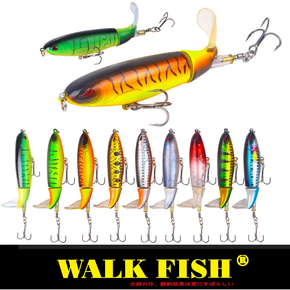 

Walk Fish 1Pcs 13g/35g Whopper Popper Topwater Fishing Lure Artificial Fishing Tackle