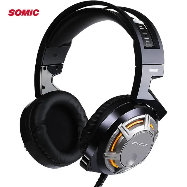 Authentic Somic G926N Professional USB PC Gaming Headset LED Light Headphone with Microphone Headphones For PS4 LOL PC Games Authentic Somic G926N Professional USB PC Gaming Headset LED Light Headphone with Microphone Headphones For PS4 LOL PC Games