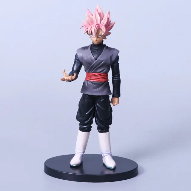 19styles Action Figure Dragon Ball Goku Trunks Zamasu PVC Action Figure Toys Dragon Ball Super Saiyan Rose Goku Black Model Toys - Цвет: Лиловый