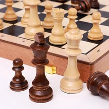 New Top Grade Wooden Folding Large Chess Set Handwork Solid Wood Pieces Birch Chessboard Children Entertainment Gift Board Games New Top Grade Wooden Folding Large Chess Set Handwork Solid Wood Pieces Birch Chessboard Children Entertainment Gift Board Games