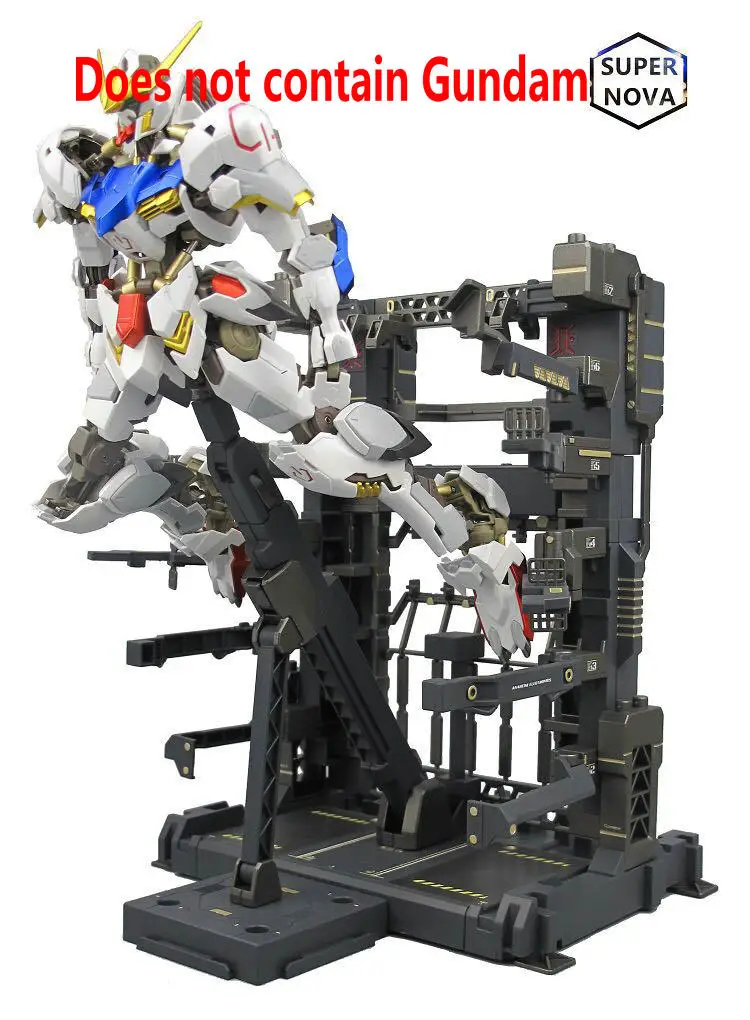 BW Gundam MG 1:100 оборудование для обслуживания ангара стойка опорная рамка аниме экшн
