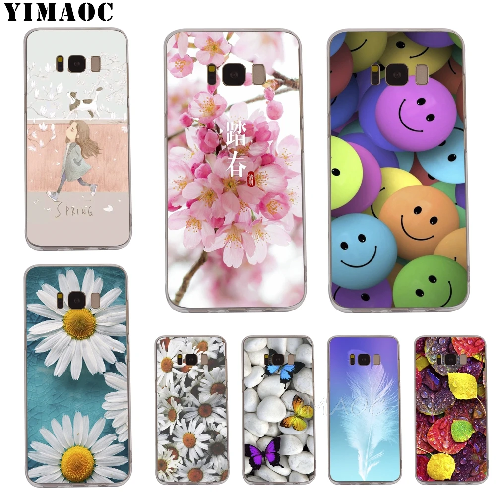 YIMAOC Painting Pattern Soft TPU Case for Galaxy j3 j5 j6 j7 A5 2016 2017 A6 A9 2018 Note 8 9 S7 edge S8 S9 S10 Plus S10e Cover |