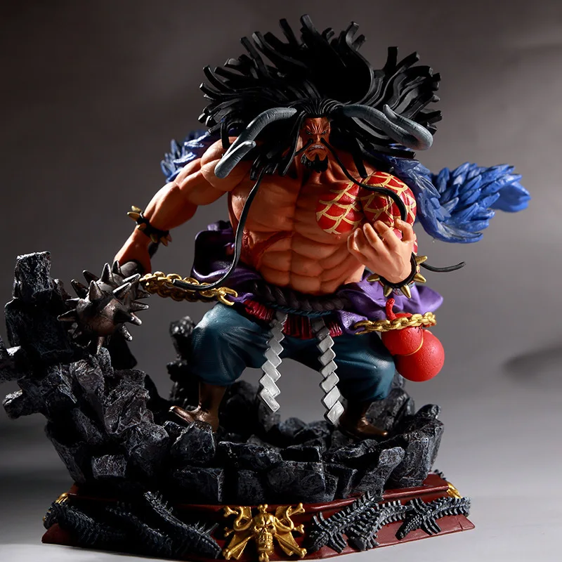 

NEW hot 19cm One Piece Four Emperors Kaido Action figure toys doll Christmas gift no box